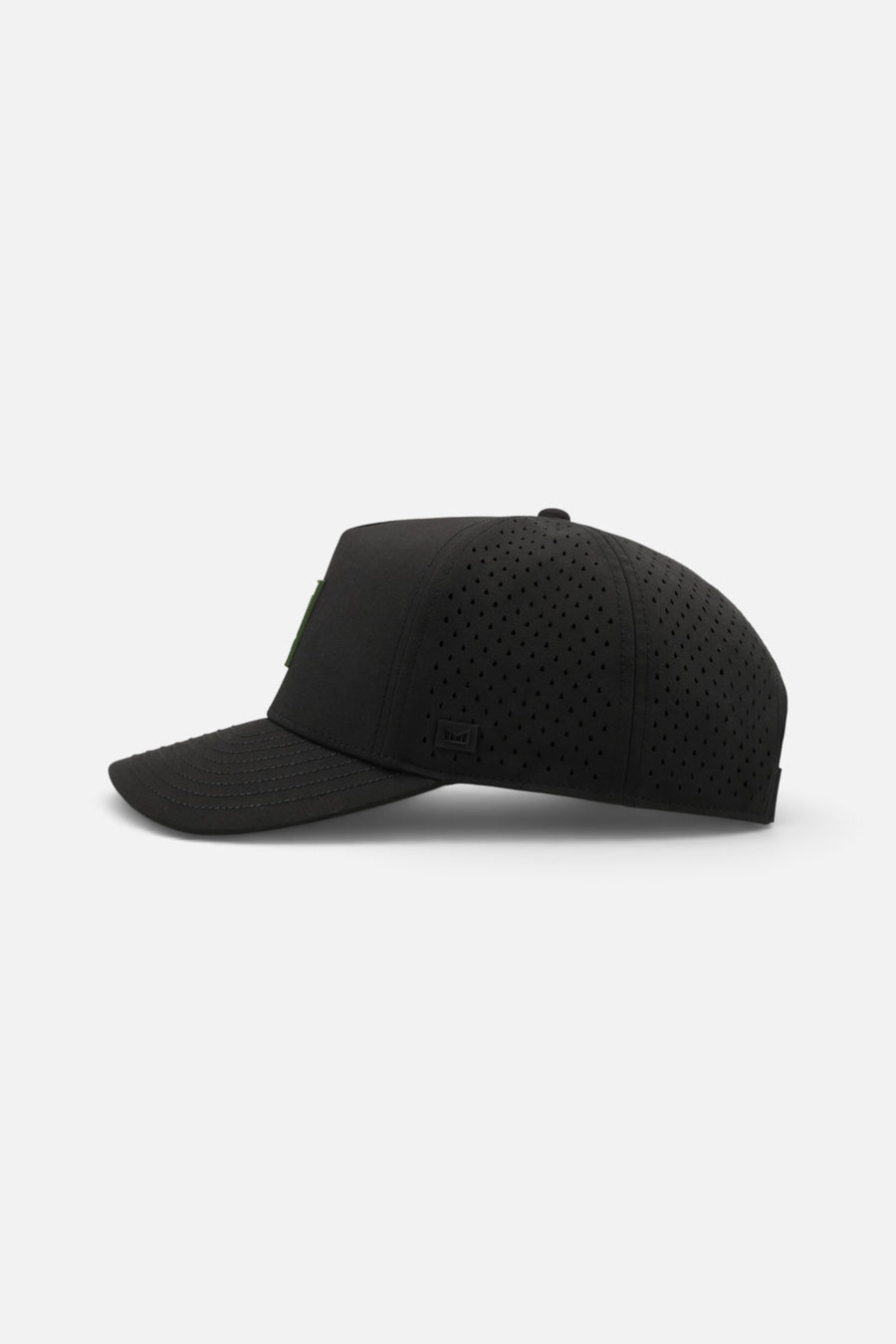 Melin Odysea Stacked Hydro Hat in Black Forest – side view