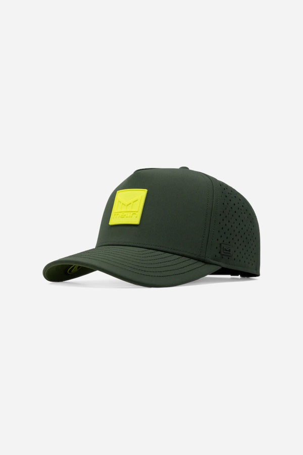 Melin Odysea Stacked Hydro Snapback Hat in Kombu Green