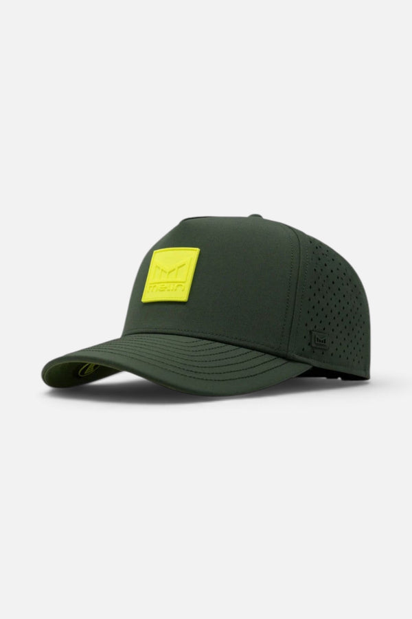 Melin Odysea Stacked Hydro Snapback Hat in Kombu Green