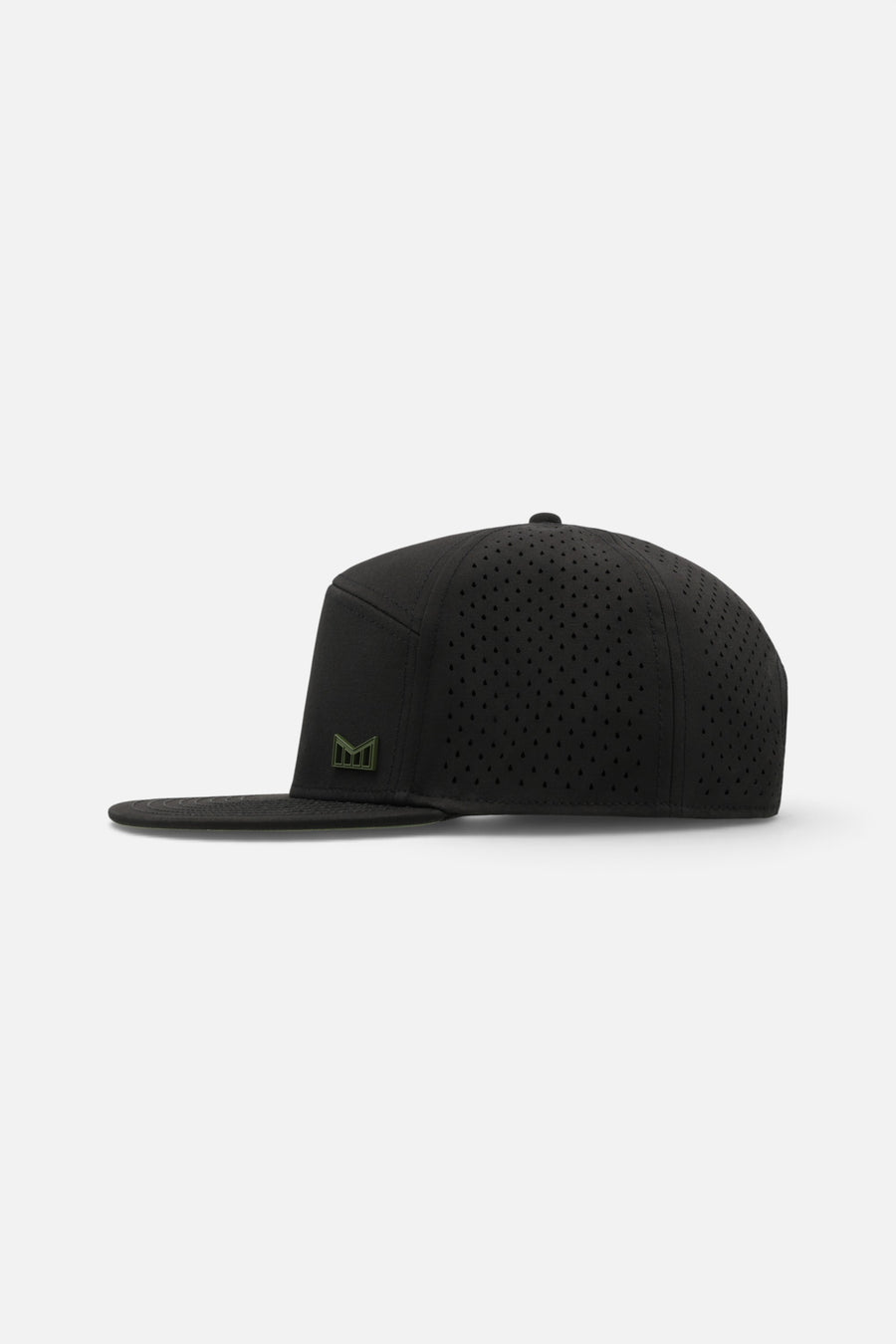 Melin Trenches Icon Hydro Hat in Black Forest – side view
