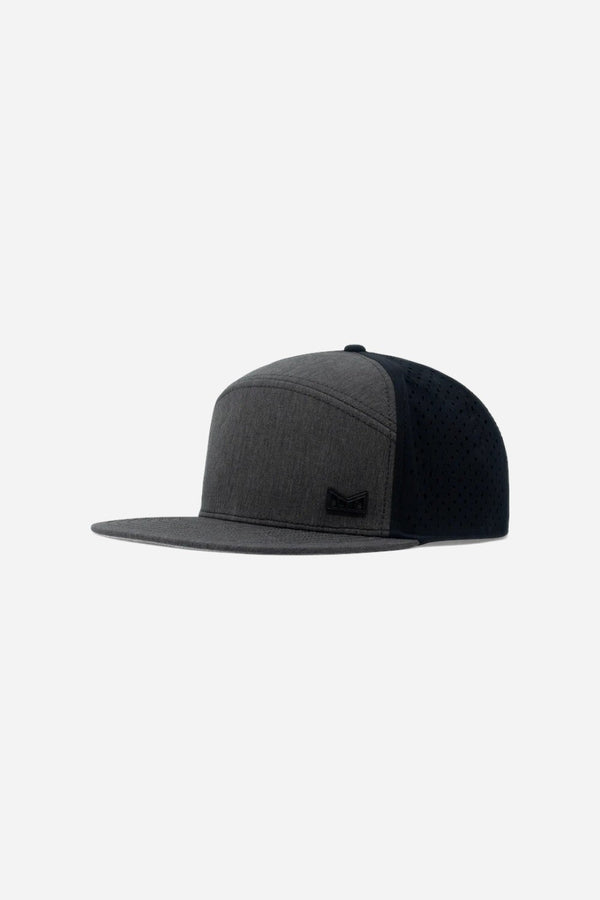 Melin Trenches Icon Hydro Snapback Hat in Heather Charcoal