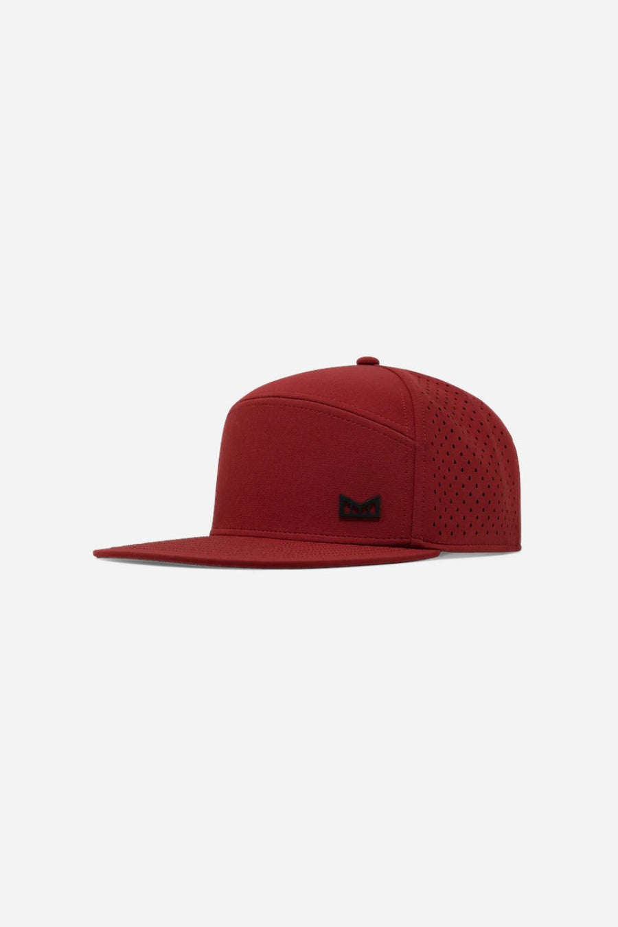 Melin Trenches Icon Hydro Snapback Hat in Red – front view