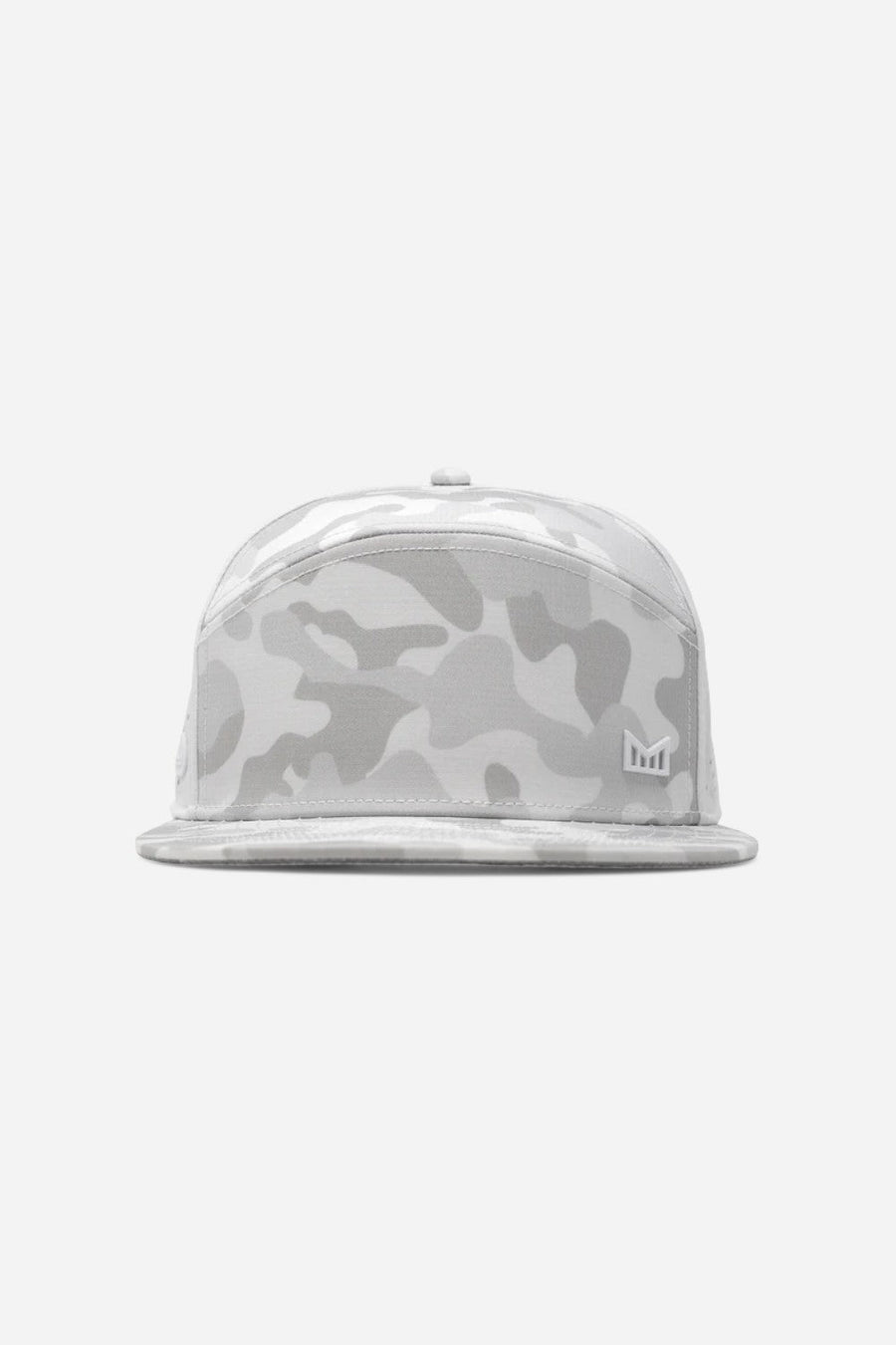 Melin Trenches Icon Hydro Snapback Hat in Snow Camo – back view