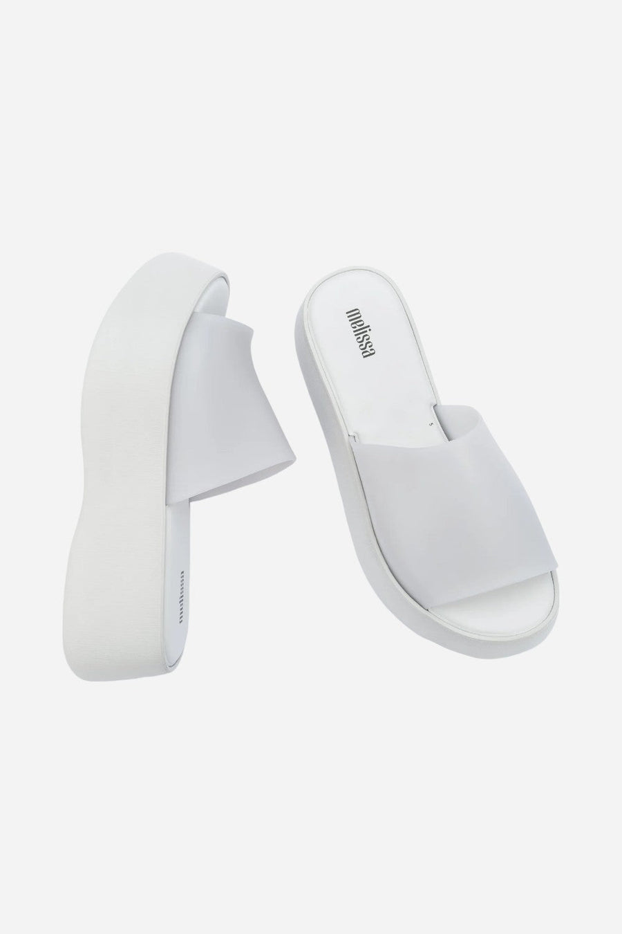 Melissa Becky Slide Platform Grey – back view
