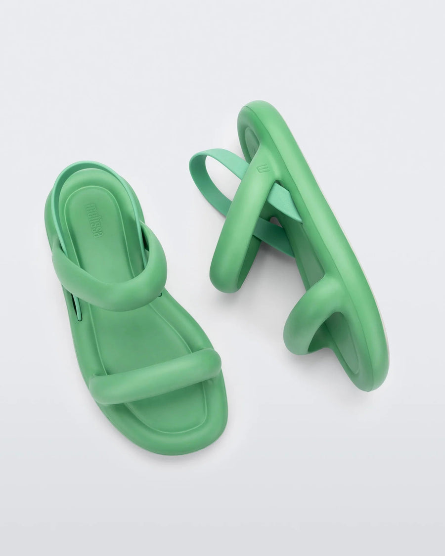 Melissa Free Bloom Sandal in Green – side view