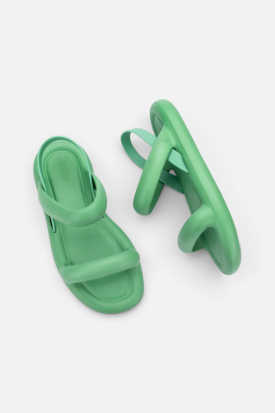 Melissa Free Bloom Sandal in Green – side view