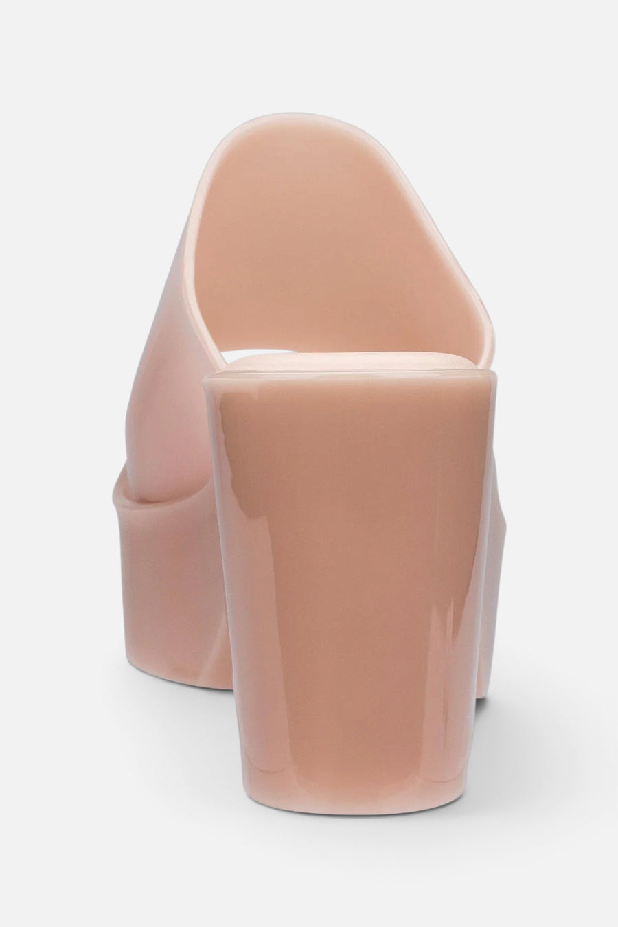 Melissa Platform Mule In Beige – side view