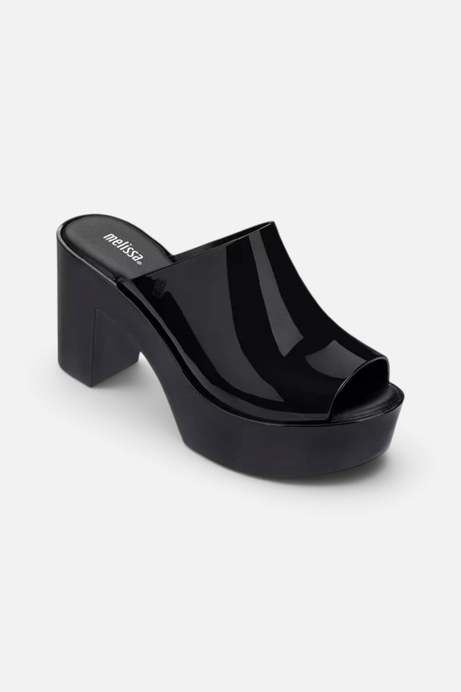 Melissa Platform Mule In Black – back view