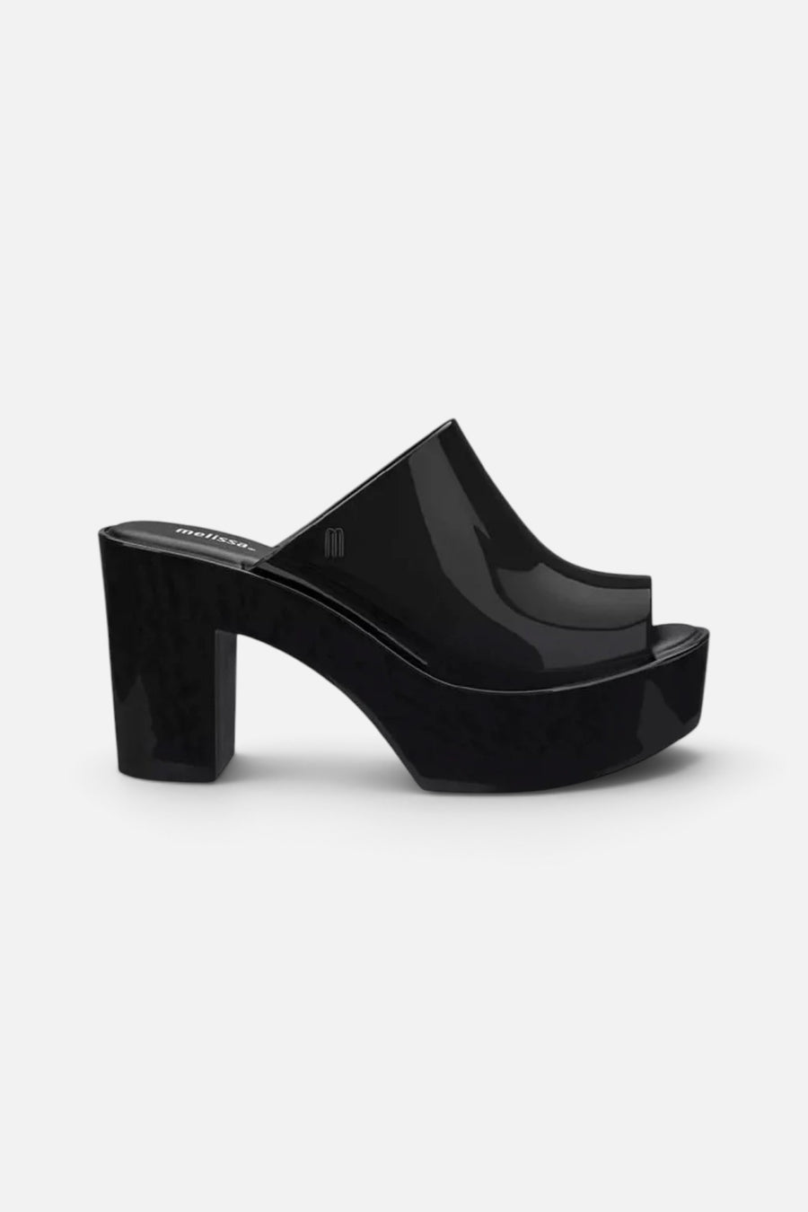 Melissa Platform Mule In Black – front view