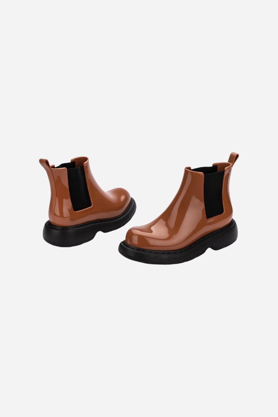 Melissa Step Boot in Brown/Black – back view