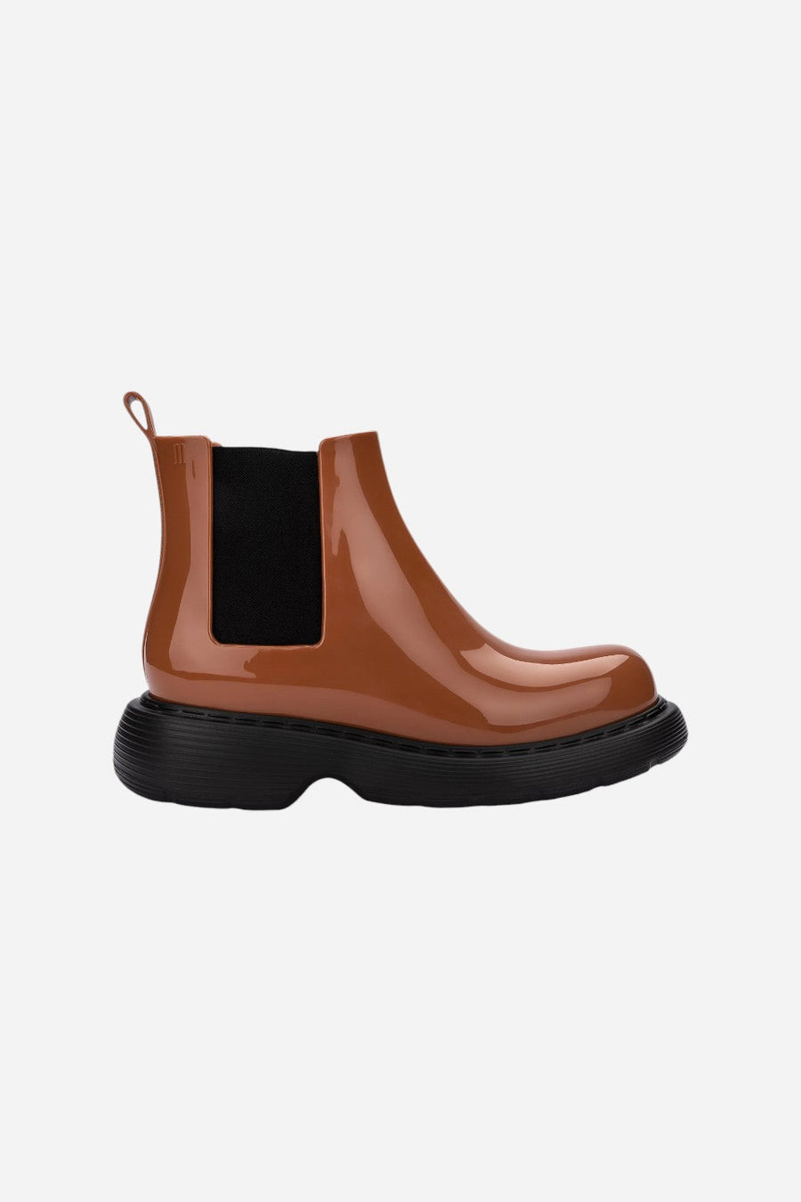 Melissa Step Boot in Brown/Black – front view