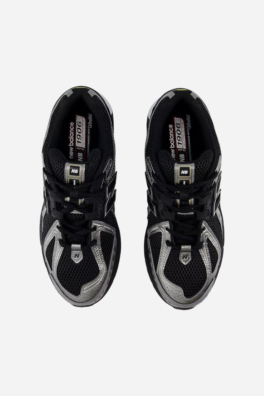 Men's New Balance 1906R in Black, Silver and Gold Metallic – detail