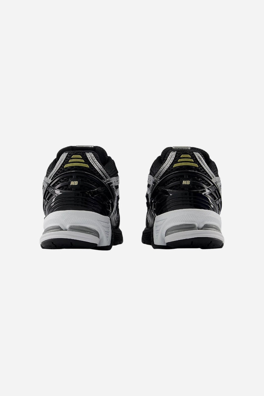 Men's New Balance 1906R in Black, Silver and Gold Metallic – flat lay