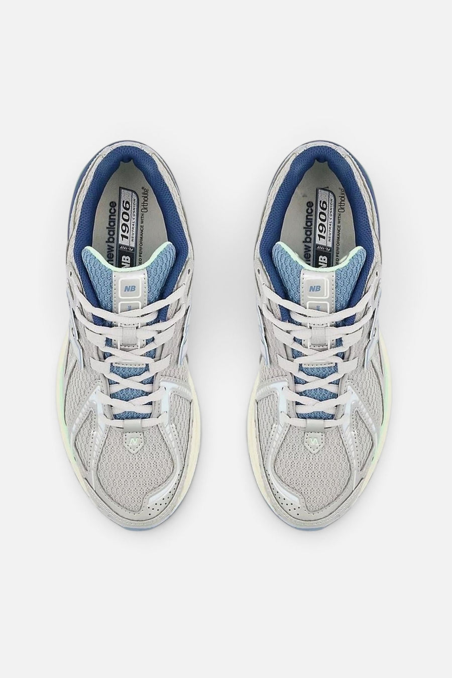New Balance Men's 1906R in Silver Metallic – top view