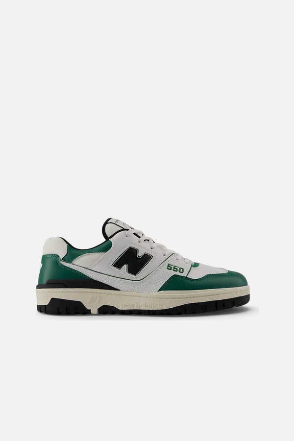 Men's New Balance 550 Golf SL in White with Green