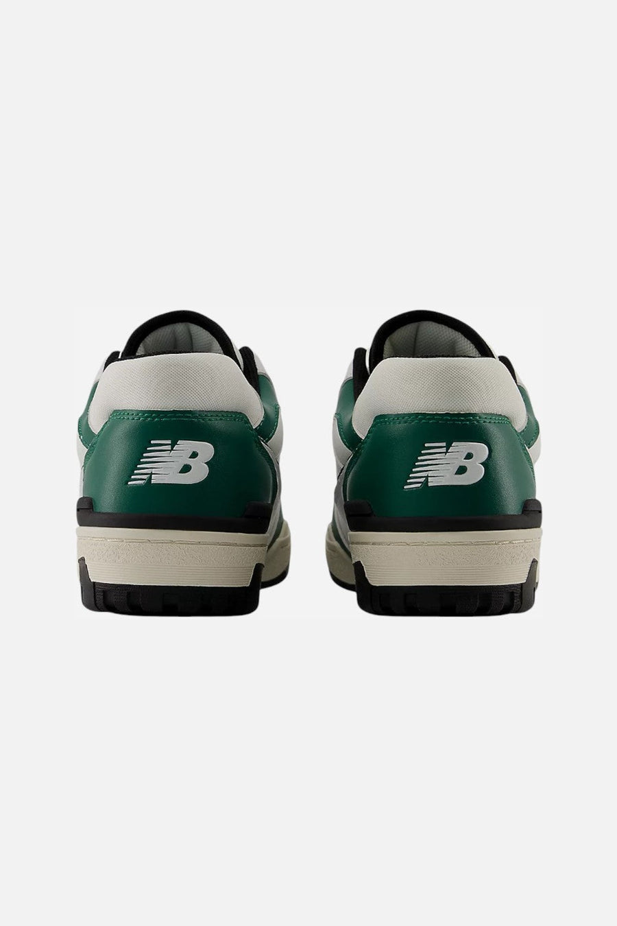 New Balance Men's 550 Golf SL in White with Green – back view