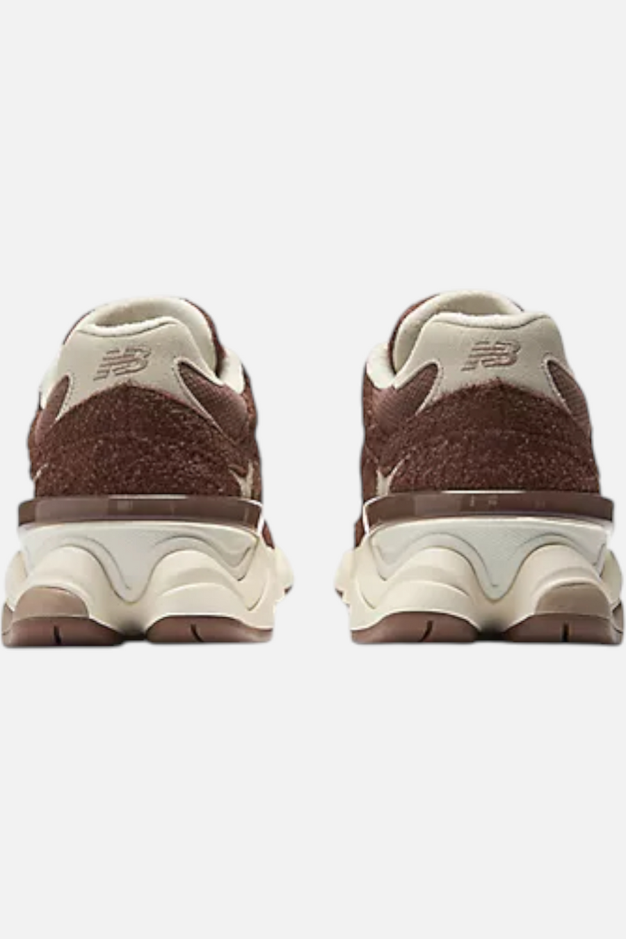 Men's New Balance 9060 in Rich Oak – back view