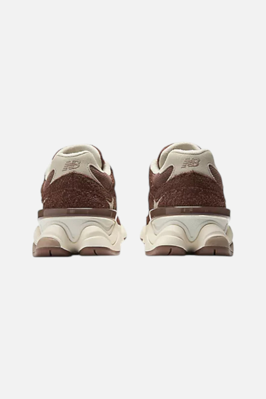 New Balance Men's 9060 in Rich Oak – back view