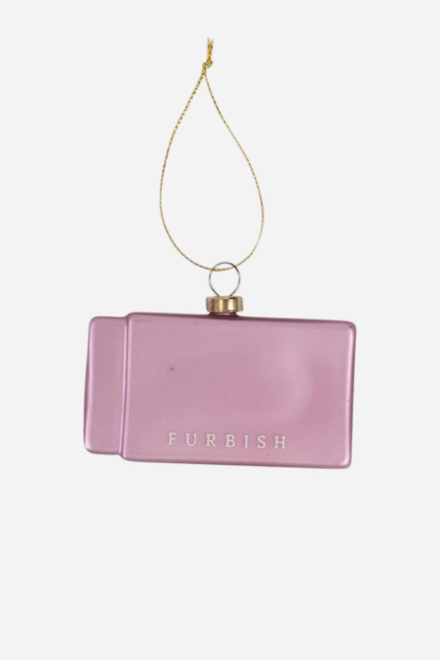 Merry & Bright Matchbook Ornament – back view