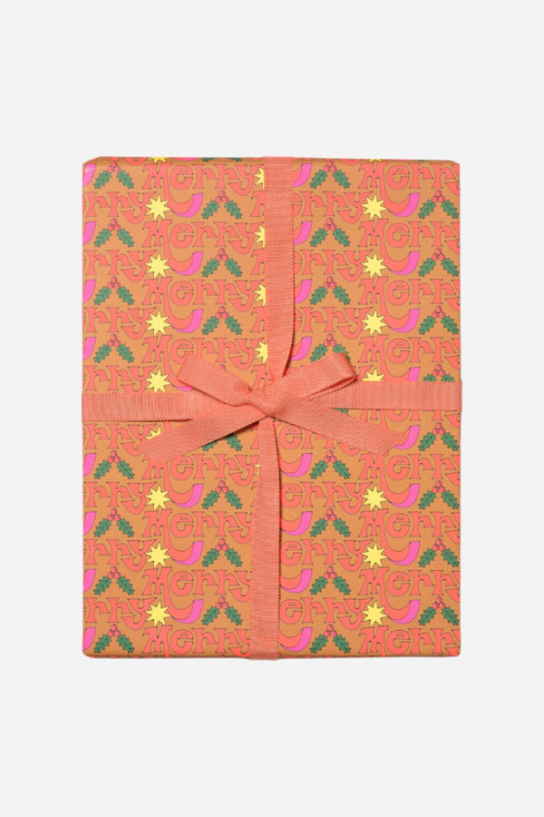 Merry Holiday Wrapping Paper