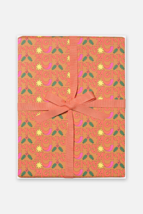 Merry Holiday Wrapping Paper