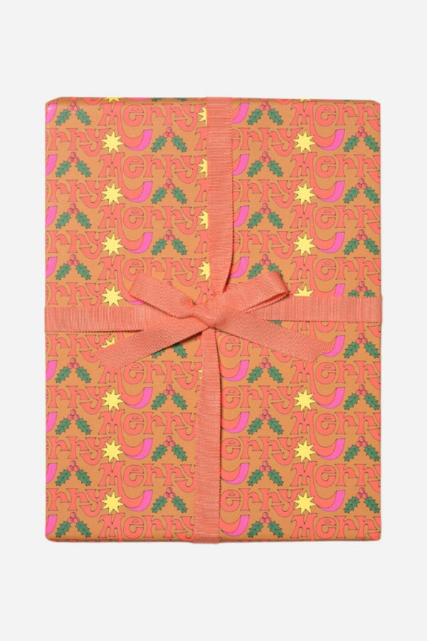 Merry Holiday Wrapping Paper