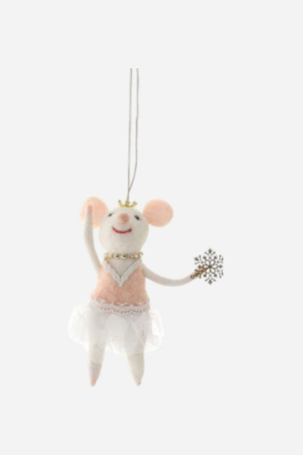 Merry Mice Snowflake Ornament