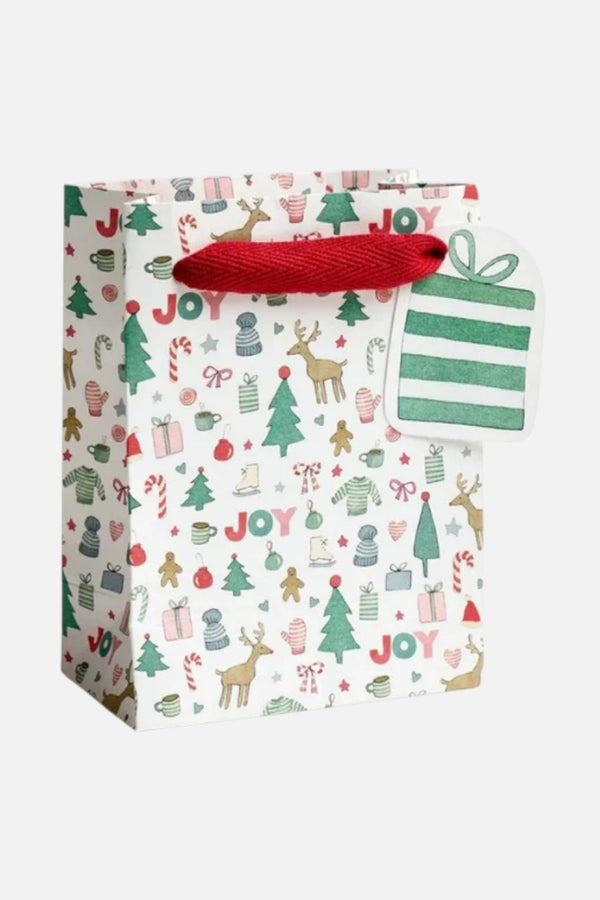 Merry Motif Gift Bag Small