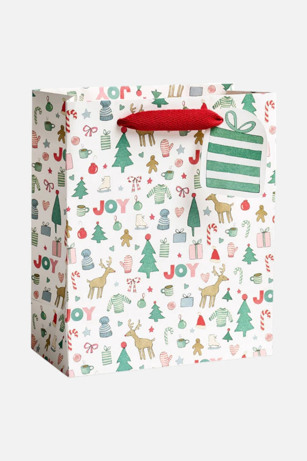 Merry Motif Medium Gift Bag