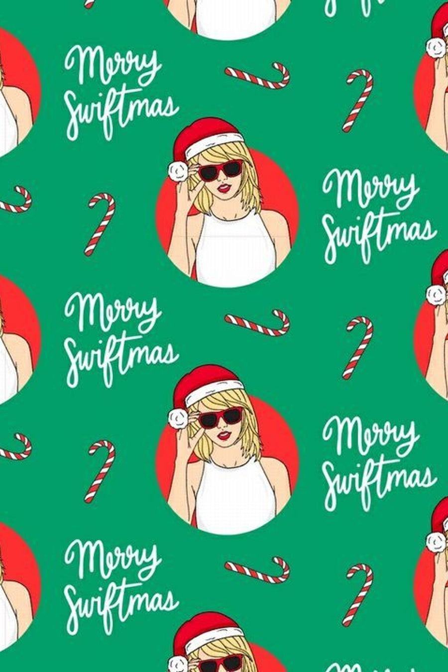 Merry Swiftmas Wrapping Paper – back view