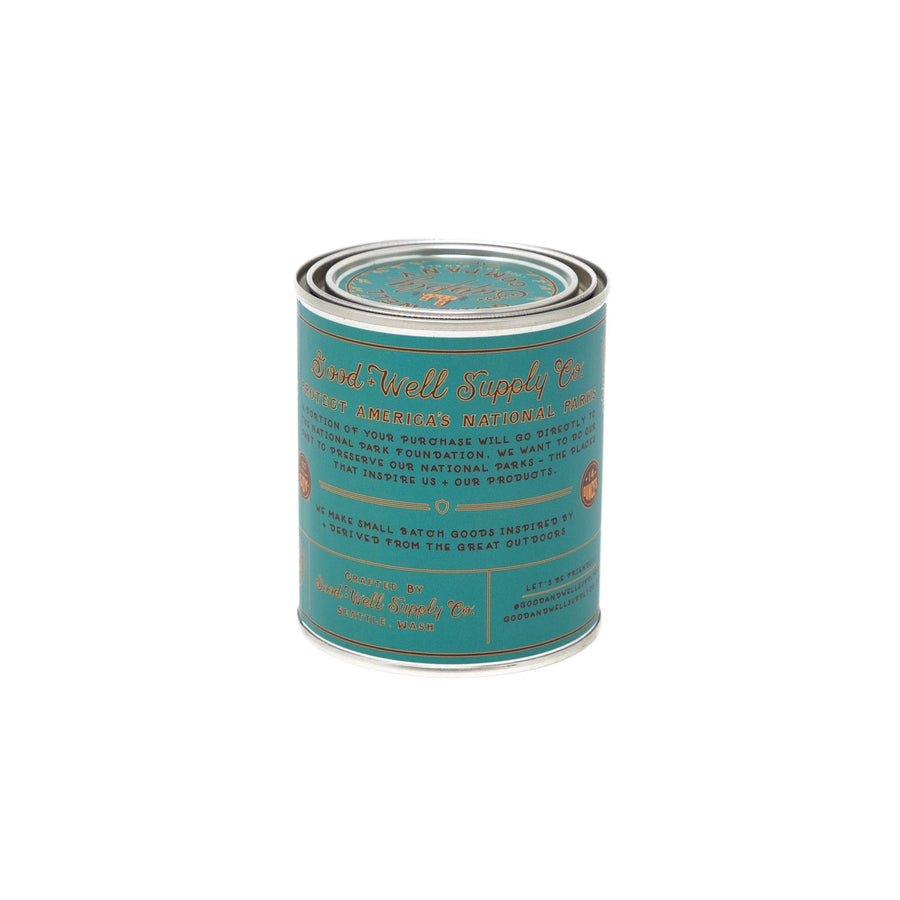 Mesa Verde National Park Pint Candle – back view