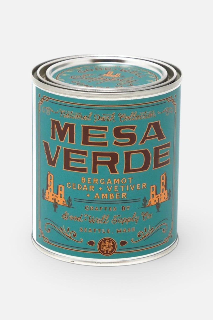 Mesa Verde National Park Pint Candle – front view