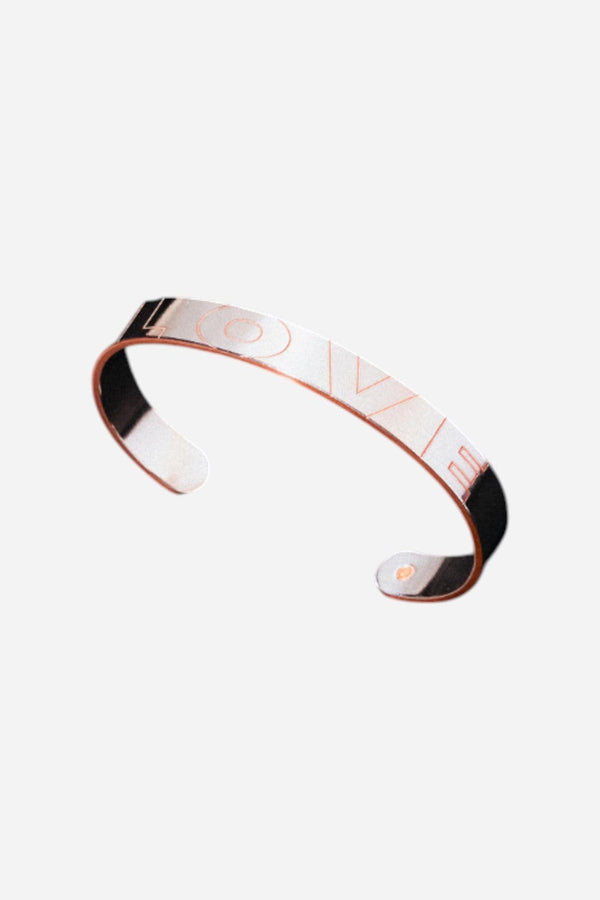 Metal Alchemist Love Bonded Cuff - Silver - S/M