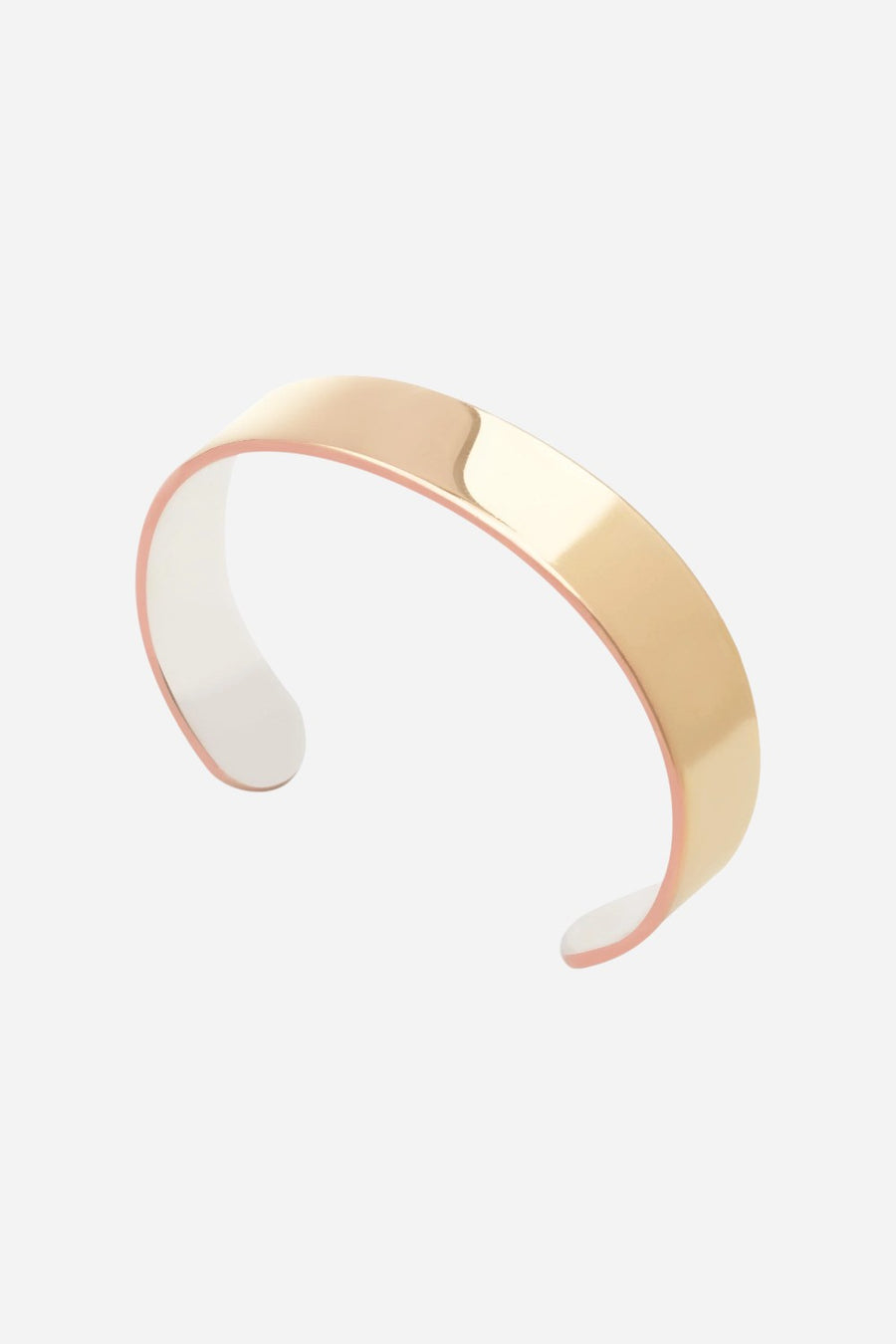 Metal Alchemist Signature Classic Bonded Cuff - Gold Bold - S/M – back view