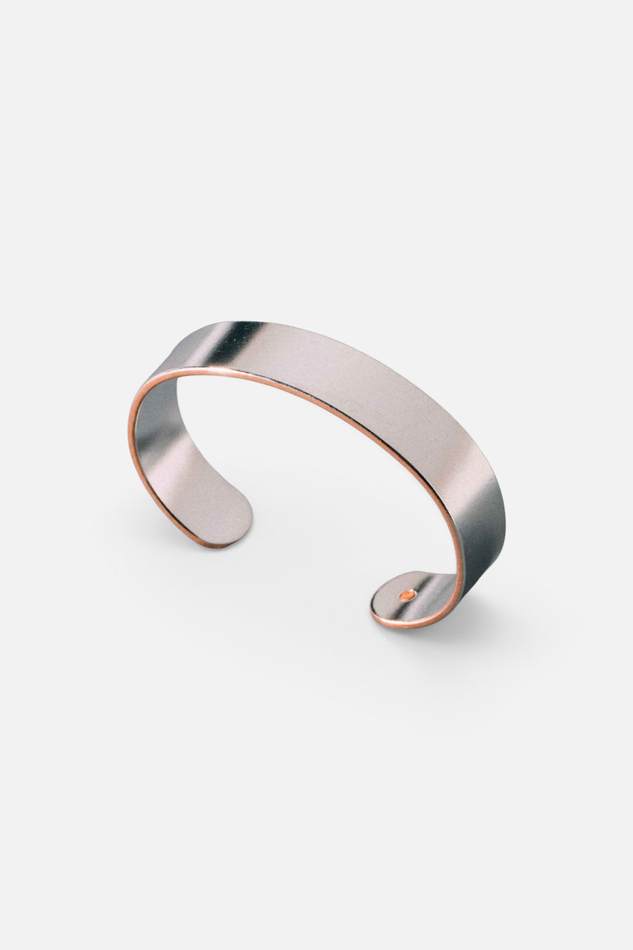 Metal Alchemist Signature Classic Bonded Cuff - Silver Bold - S/M – back view