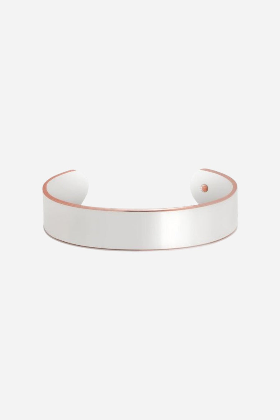 Metal Alchemist Signature Classic Bonded Cuff - Silver Bold - S/M – front view