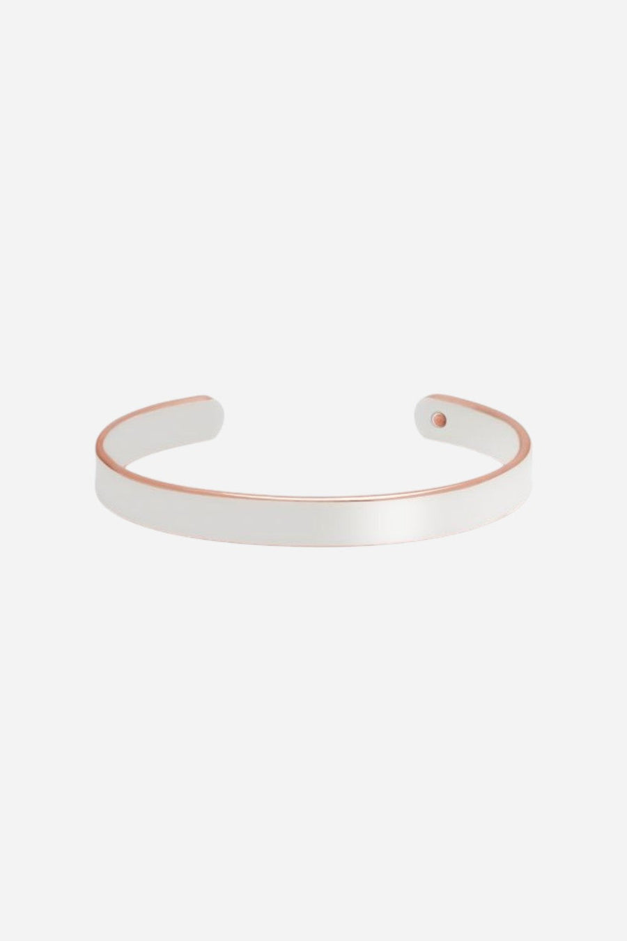 Metal Alchemist Signature Classic Bonded Cuff - Silver Thin - S/M – front view