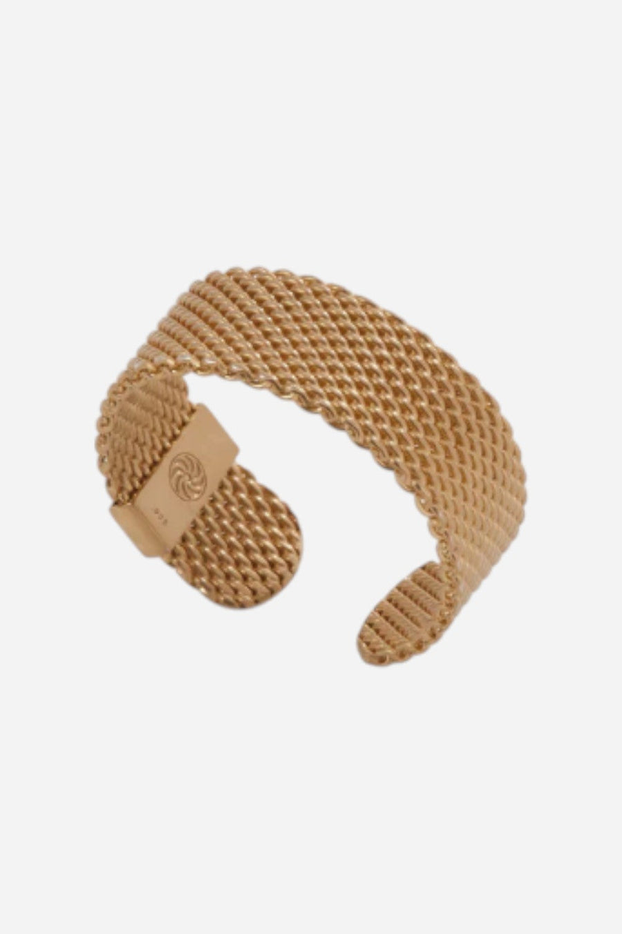 Metal Alchemist Woven Armor Ring - Chocolate Metal 8 MM - M/L – back view