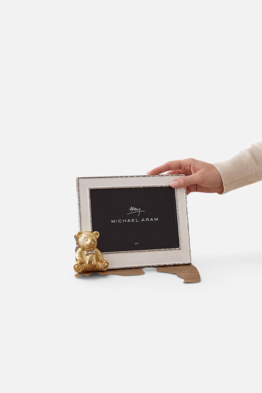 Michael Aram 5X7 Teddy Bear Picture Frame – back view