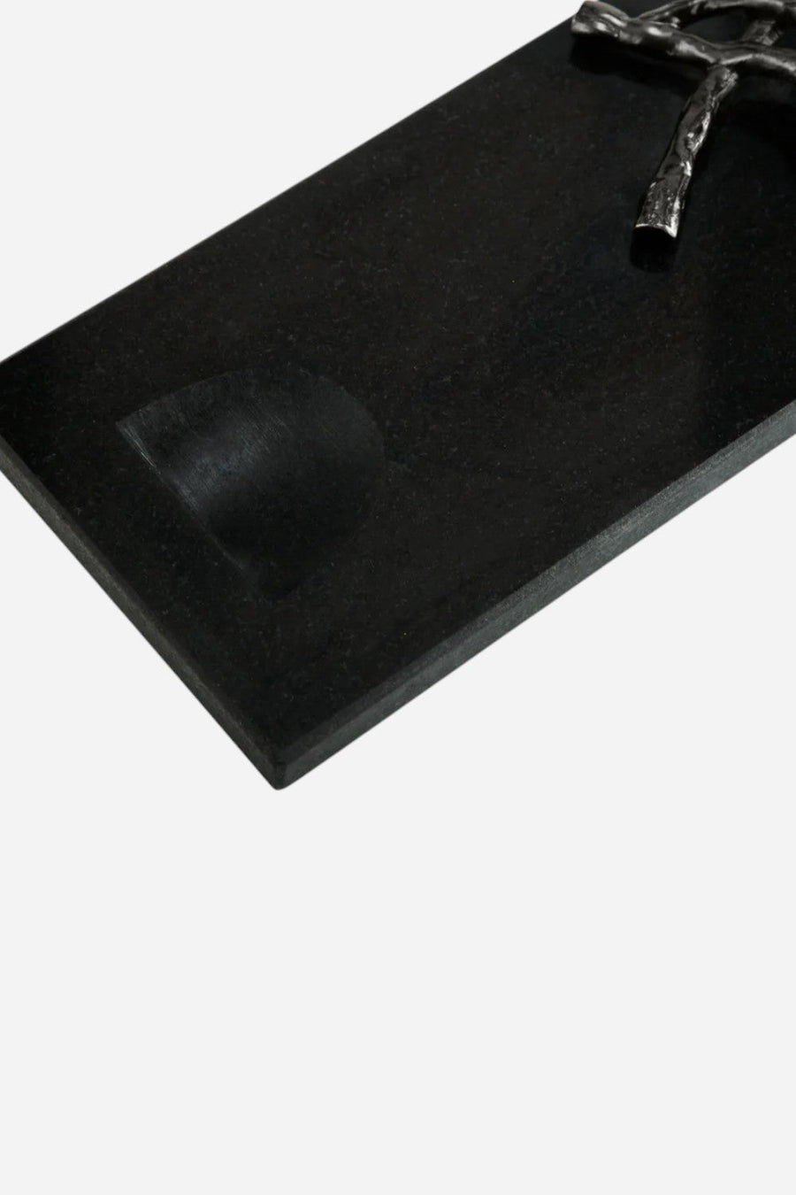 Michael Aram Black Orchid Wine Rest – side view
