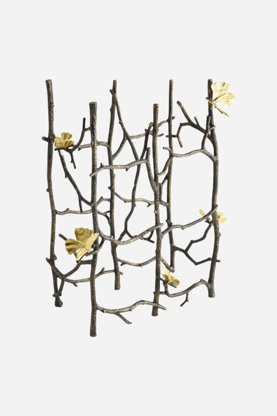 Michael Aram Butterfly Ginkgo 6-Bottle Wine Rack – side view
