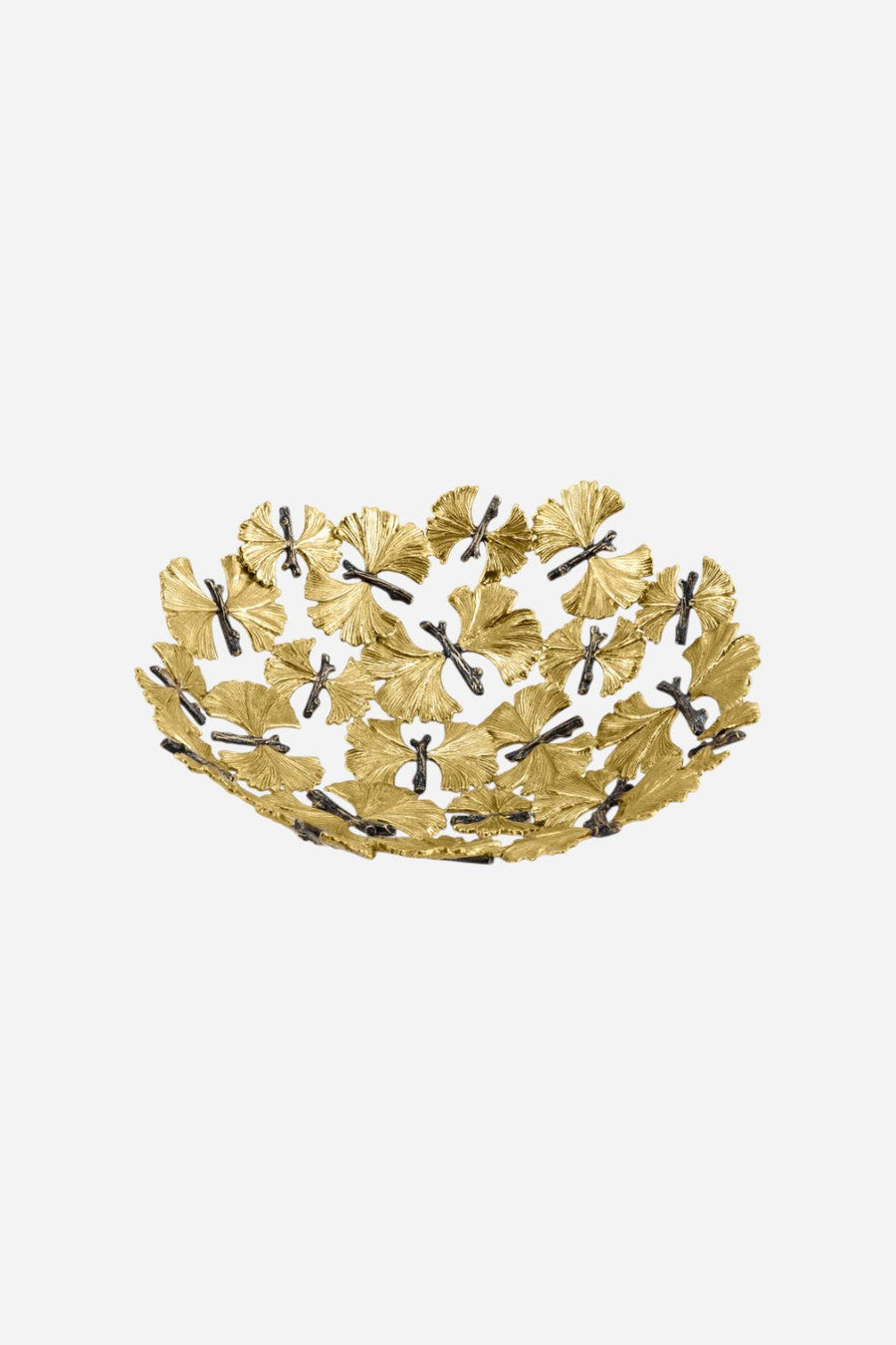 Michael Aram Butterfly Ginkgo Bread Basket – side view