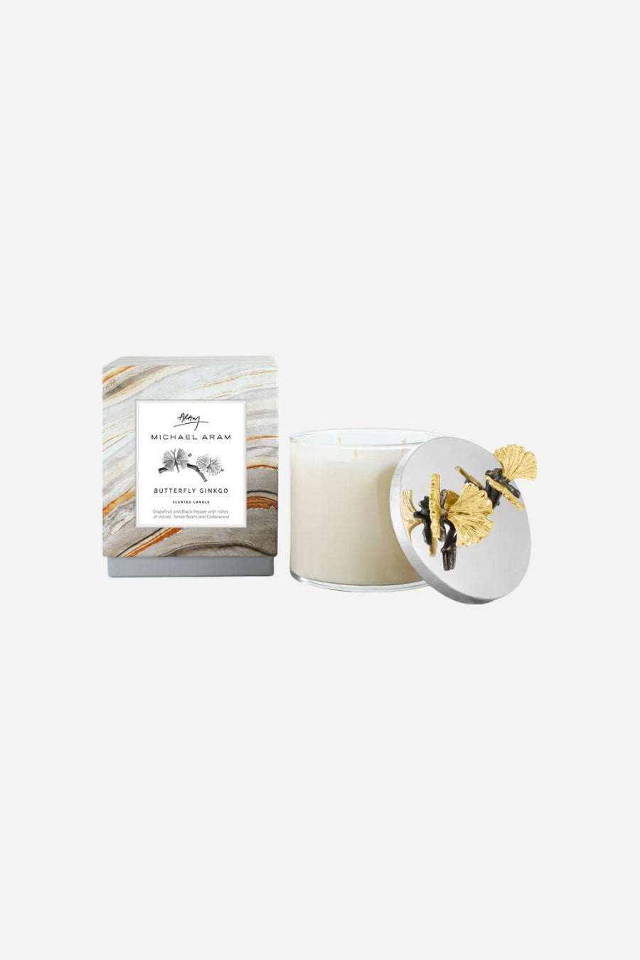 Michael Aram Butterfly Ginkgo Candle – detail