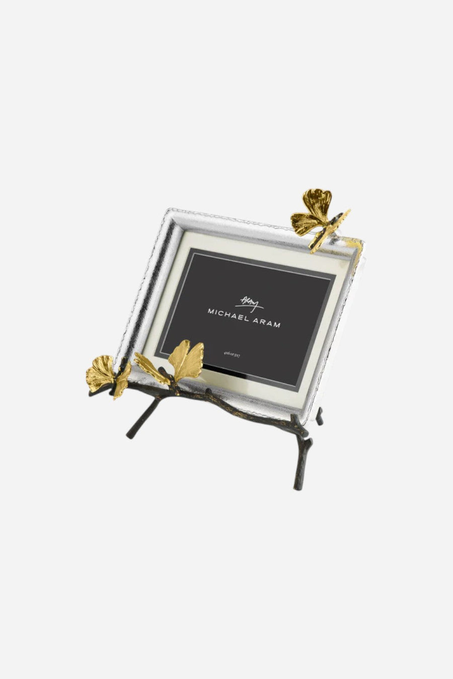 Michael Aram Butterfly Ginkgo Easel Frame – back view