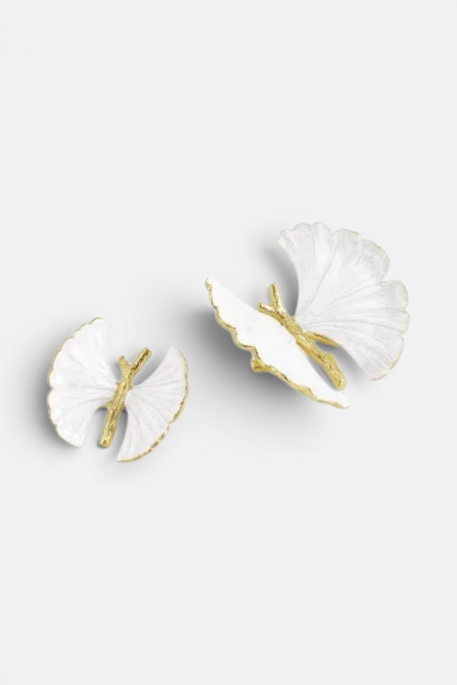 Michael Aram Butterfly Ginkgo Gold Decorative Objects, Set of 2 – flat lay