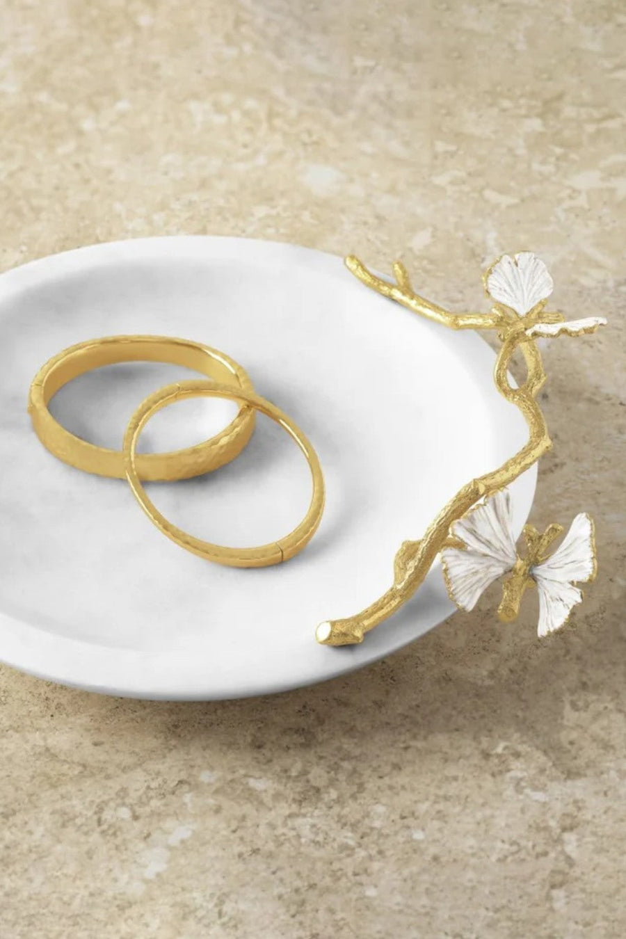 Michael Aram Butterfly Ginkgo Gold Trinket Dish – detail