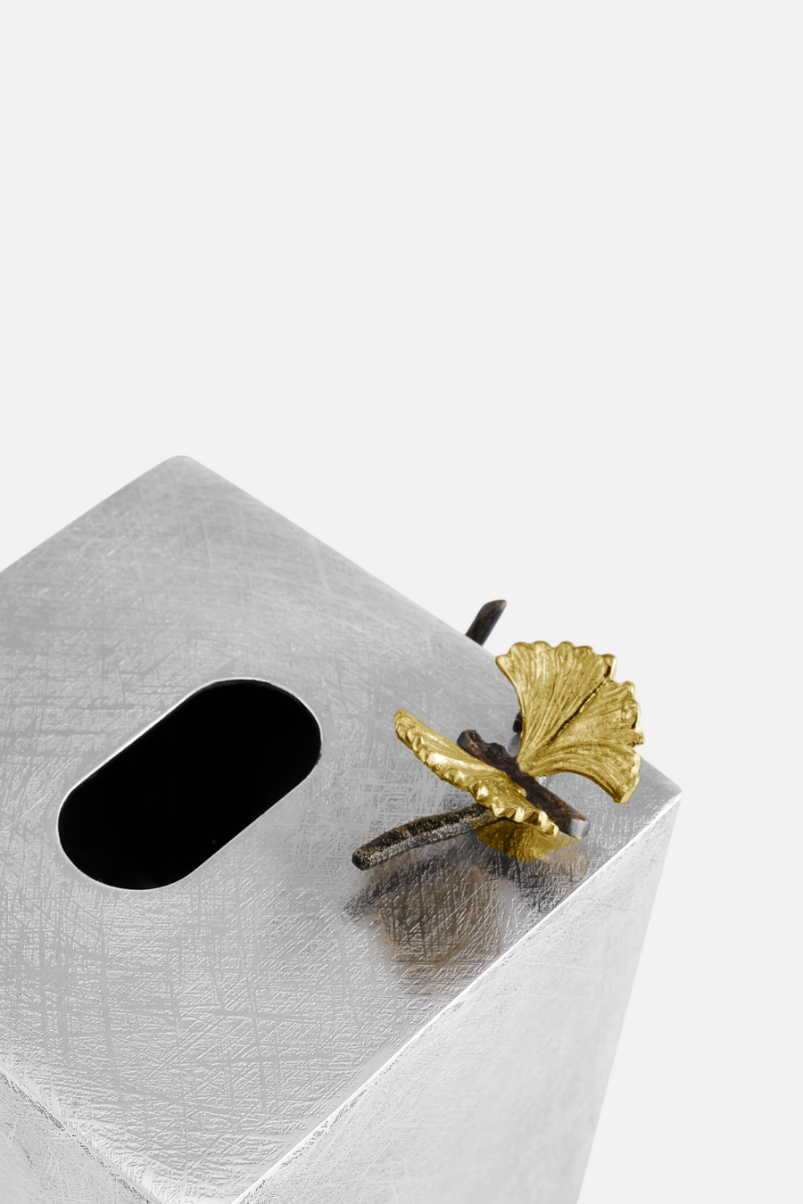 Michael Aram Butterfly Ginkgo Tissue Box – side view