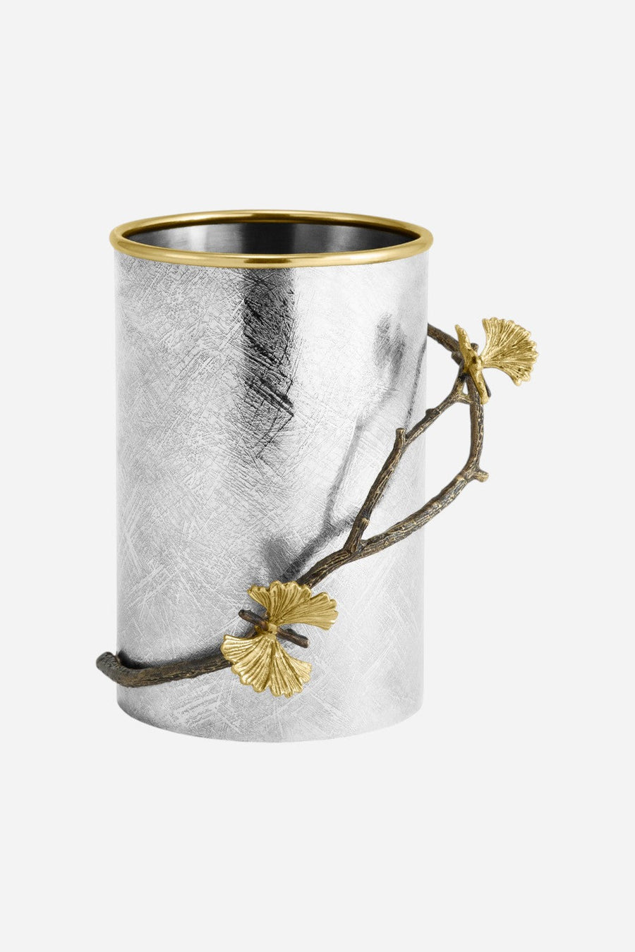 Michael Aram Butterfly Ginkgo Utensil Holder – side view