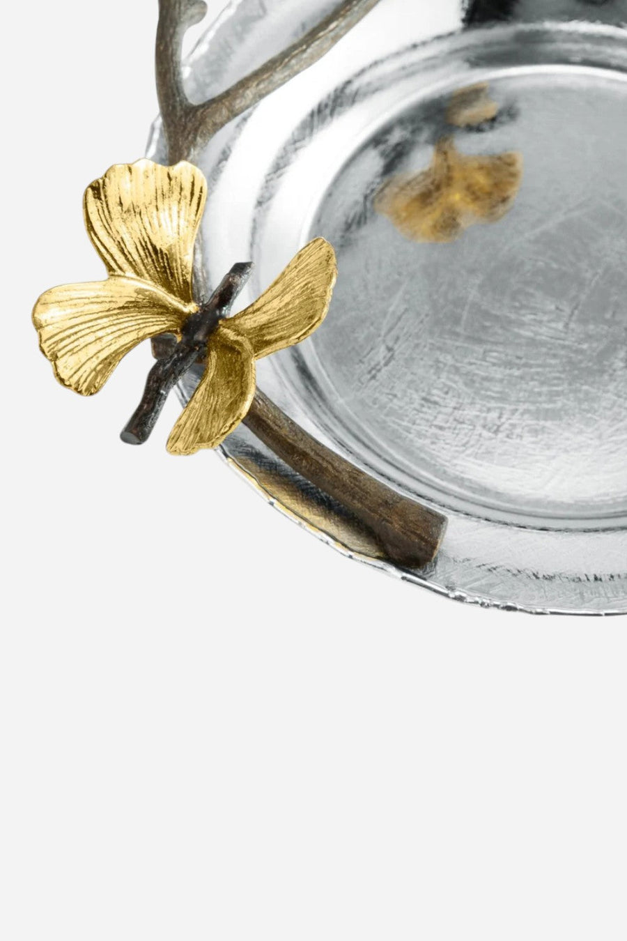 Michael Aram Butterfly Ginkgo Wine Coaster – side view