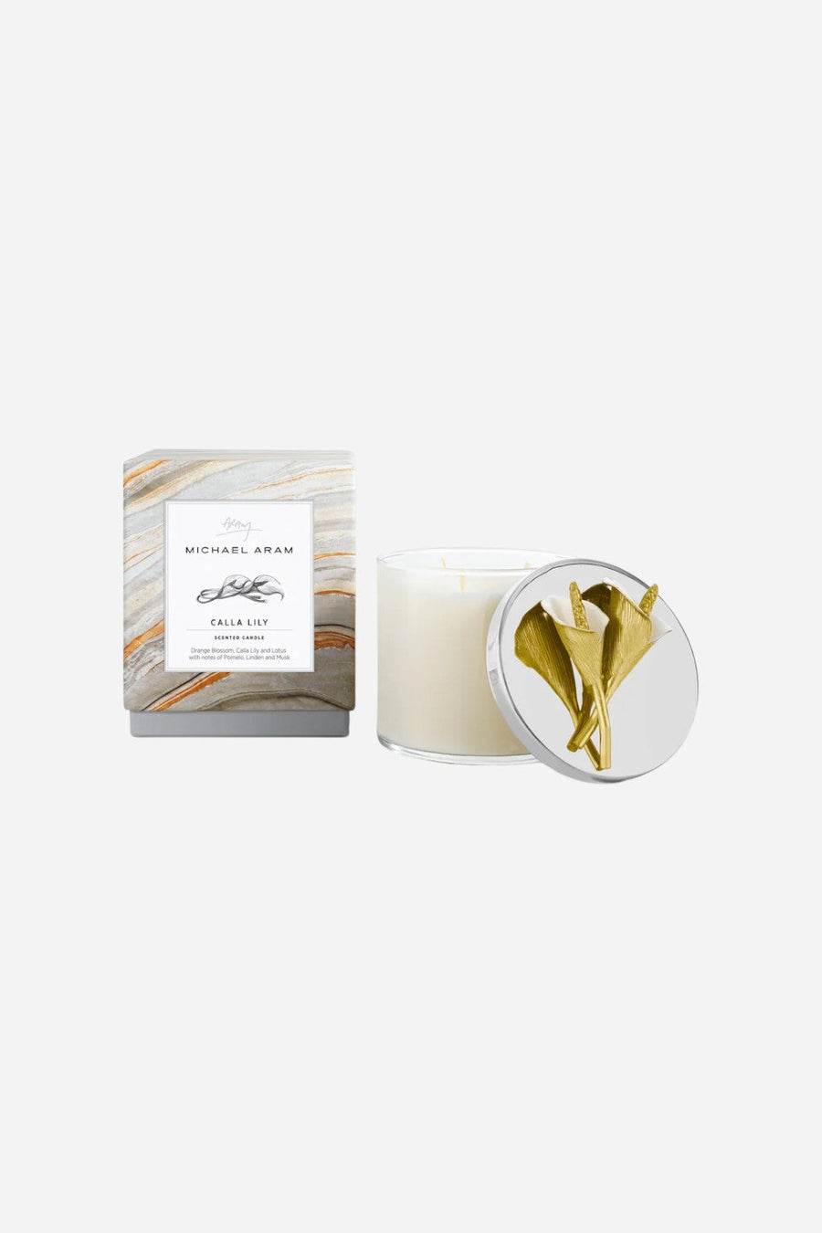 Michael Aram Calla Lily Candle – back view